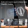 Double-sided Magnetic Phone Finger Ring Holder Desktop Stand for Magsafe IPhone 13 14 15 Pro Max Xiaomi Huawei Phone Accessories