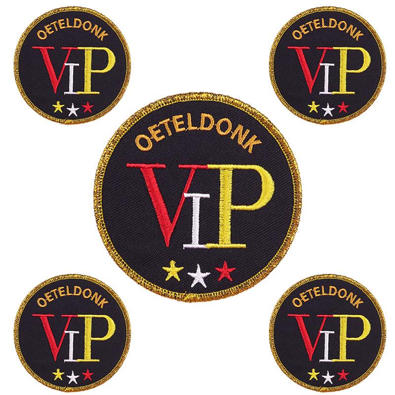 10pcs /Lots Netherland Oeteldonk Emblem Full Embroidered Patches Carnival For Netherland Patch Iron On Patches For Clothing Diy 