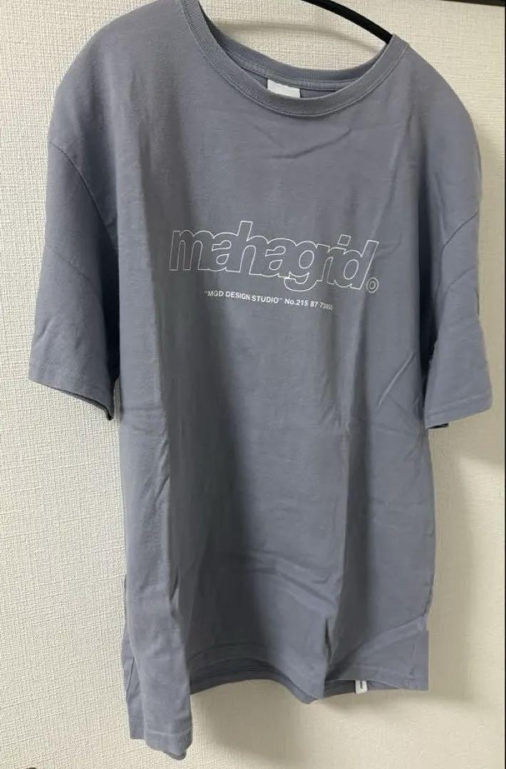 

[USED] mahagrid. Grey T-shirt, Korean brand, short sleeve