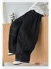 2025 Autumn Boys' American Trend Raw Denim Slimming Jeans - Loose, Straight Leg Pants