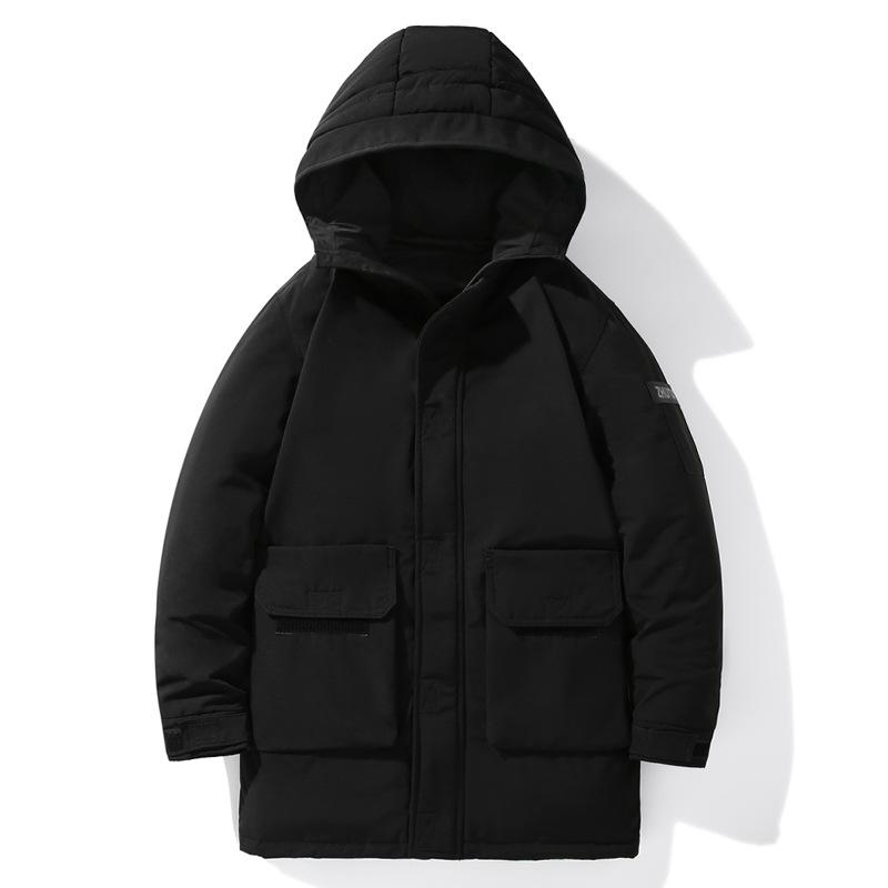 Winter New Couple Down Jacket Men's and Women's Workwear Style Hooded Versatile Fashion Youth Men's Jacket