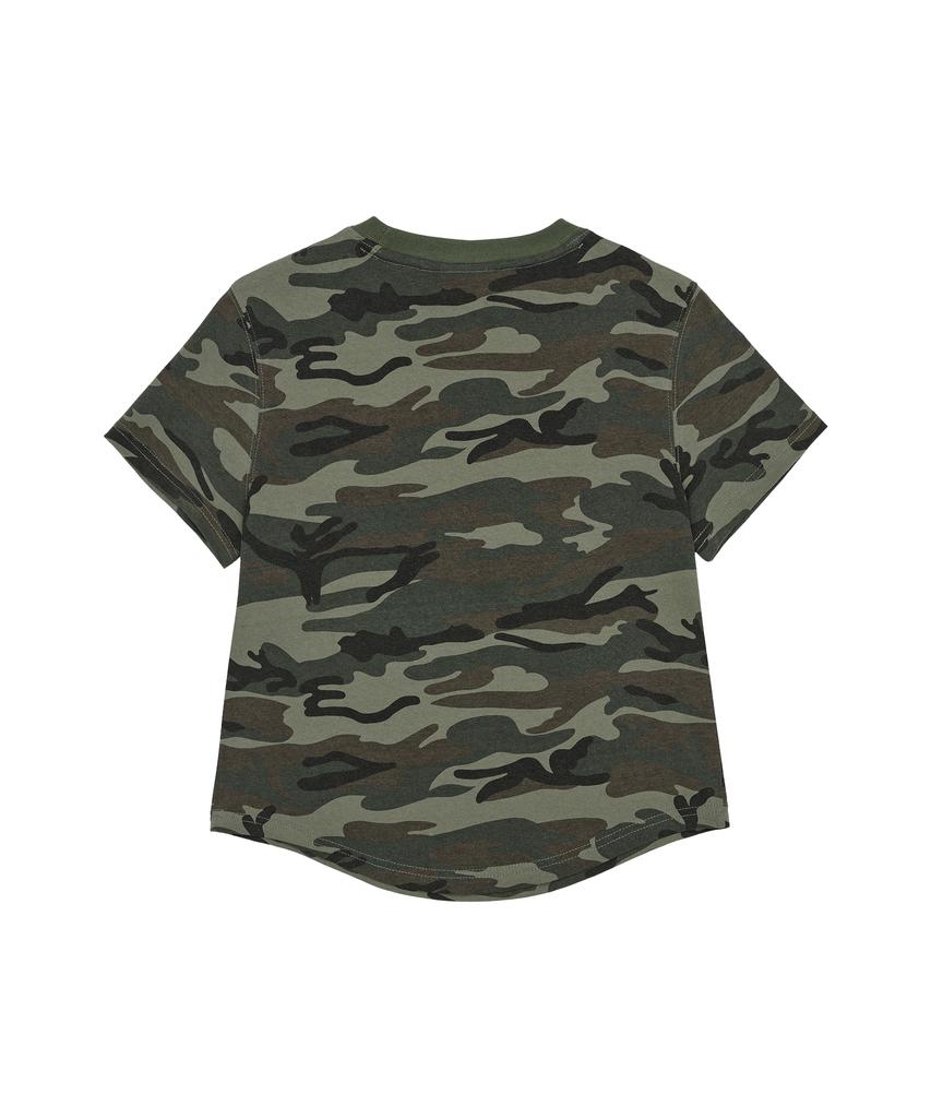 AMES-WORLDWIDE Ames Hotfix Crop Tee Camo