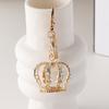 Crown Enamel  Metal Bag Pendant Key Holder Keyring Keychain For Car Jewelry Gift