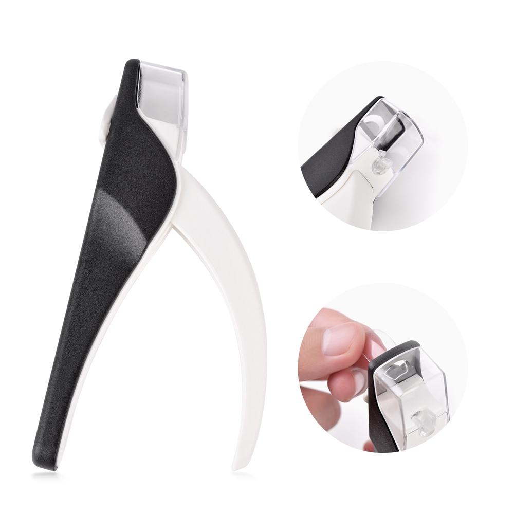 False Nail Tip Clipper Blade Anti-splash U-Shaped False Nail Scissors Cutter False Tips Edge Cutter Manicure Tools for Hand Care