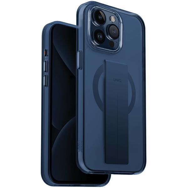 UNIQ Heldro Mag iPhone 15 Pro Max 6,7  Magclick Ladehülle blau/ultramarin tiefblau