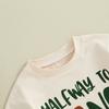 Baby Bubble Romper Football Letter Print Short Sleeve Round Neck Bodysuit Infant Playsuit