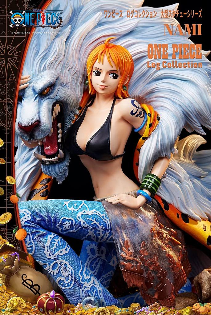 Unique Art Studio One Piece Log Collection Large Statue Series Nami Height 510mm Polystone Painted Complete Figure Approx.