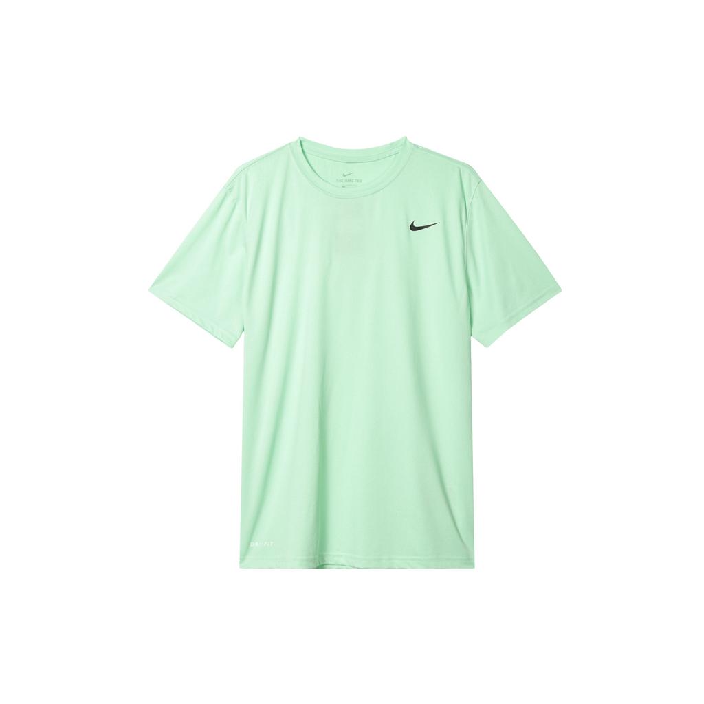 Nike T-shirt Sportiva da Allenamento Pro Dri-FIT Girocollo Manica Corta Uomo Top Verde 718833-390