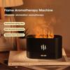 Umidificatore USB Creativo a Forma di Fiamma per Scrivania con Spegnimento Automatico Intelligente Diffusore di Aromi Luce Notturna LED Regalo