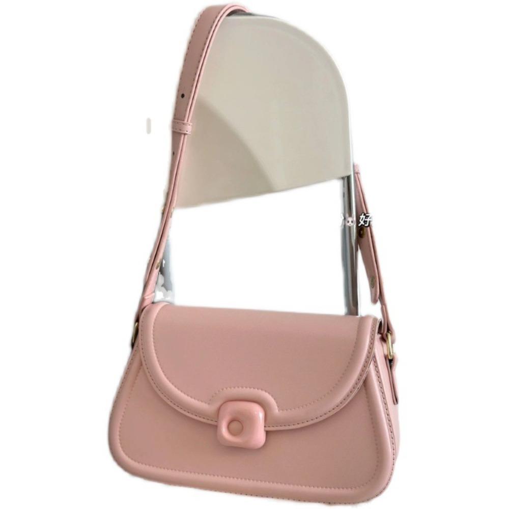 Korean Version of Niche High-texture Underarm Bag Ins Wind Bag Women's 2023 Summer Saddle Bag Fashion Shoulder Messenger Bag
