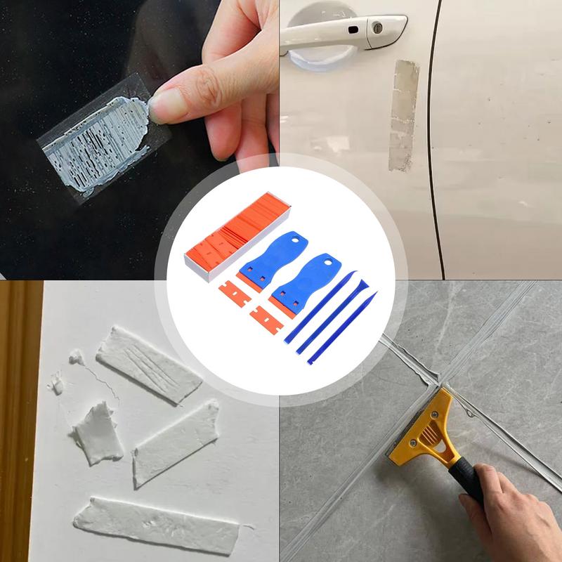 Sticker Scraper Tool Non-scratch Window Sticker Scraper Precision-Edged Scrapping Tool Heavy-Duty Multifunctional Cleaning