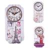 European Retro Square Wall Clock for Home and Bar Decor