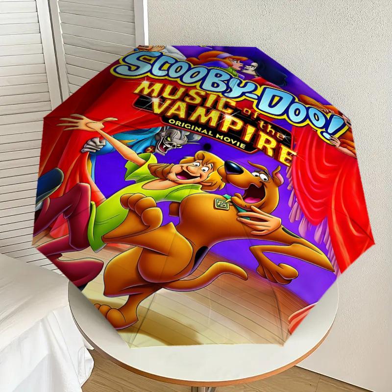 1PC Scooby-Doo Music of the Vampire Umbrella-8-Rib Reinforced, Automatic Open, Lightweight & Durable, Cute Fashion Accessory for Outdoor, D2641