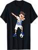 Dabbing Soccer Boy - Uruguay Jersey Uruguayan Football Fans T-Shirt(1)