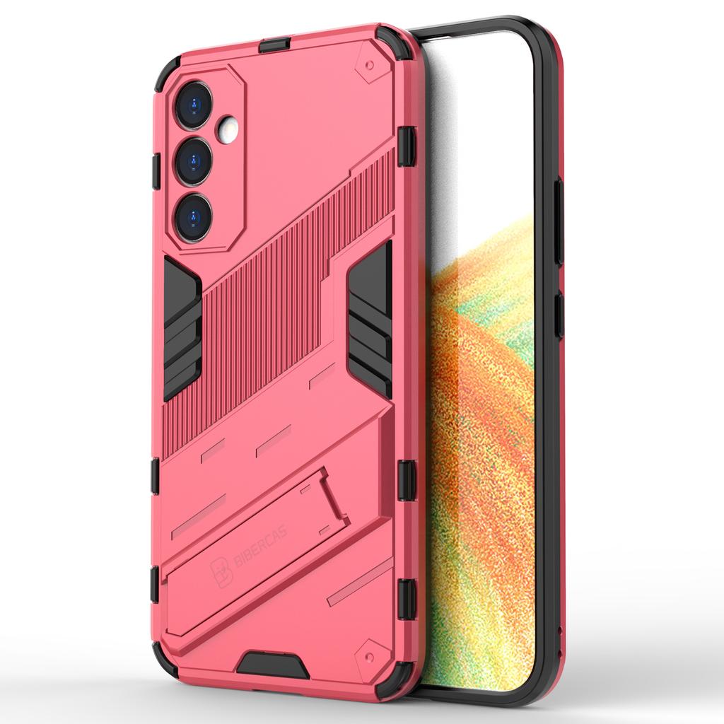 For Samsung Galaxy A34 5G Phone Case,Kickstand Dual-Layer Design Soft TPU Hard PC Phone Back Cover