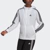 Adidas 3-Stripes Hooded Track Jacket Women Outerwear White H10243