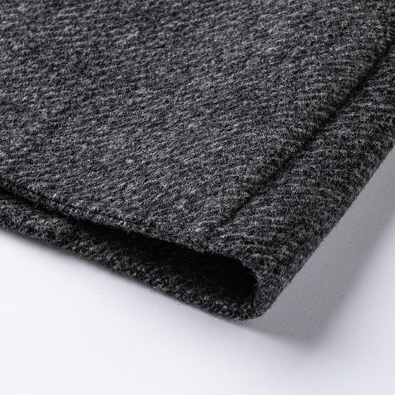 FAPAI Men's Mid-Length Wool Blend Overcoat