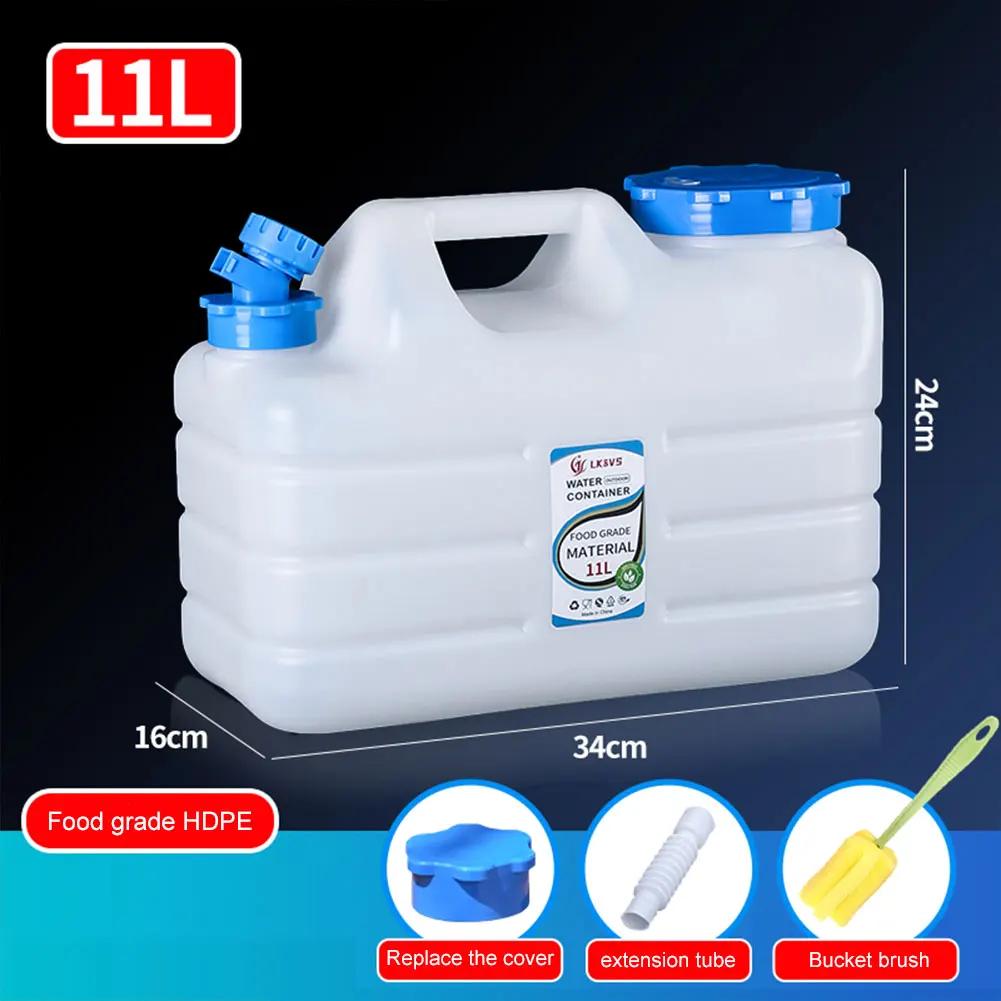 18.5L Water Storage Container with Faucet Drinking Water Bucket Large Capacity Water Dispenser Carrier for Vehicle Car Camping