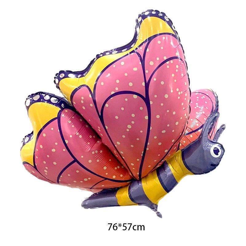 Large Butterfly Aluminum Foil Balloons Butterfly Helium Air Globos Birthday Party Decorations Baby Shower Kids Toy Photo Props 5