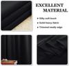Full Shading and Sun Protection Blackout Curtains 1panel Solid Color Thicker Curtains Balckout Curtain Outdoor Curtains