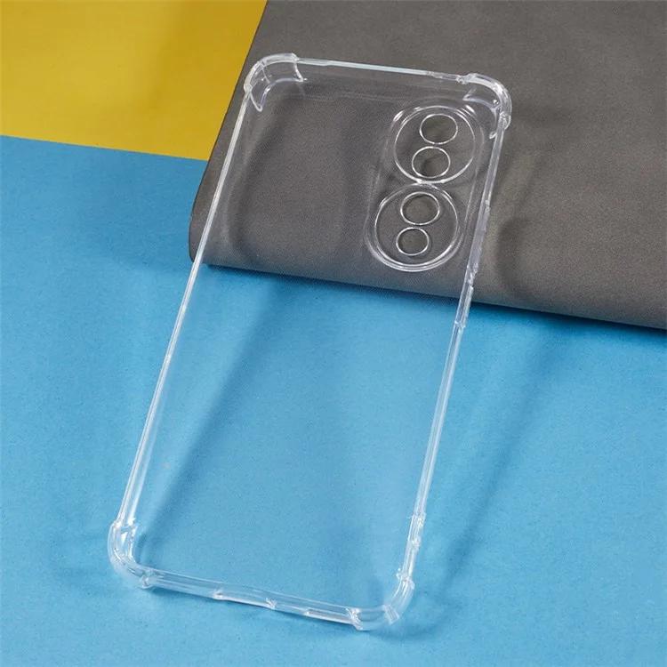 For Honor 90 TPU Clear Cover Anti-Fall Reinforced Corners Phone Case