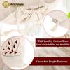 Reusable Linen Drawstring Bread Bag for French Baguettes - Hot-Selling