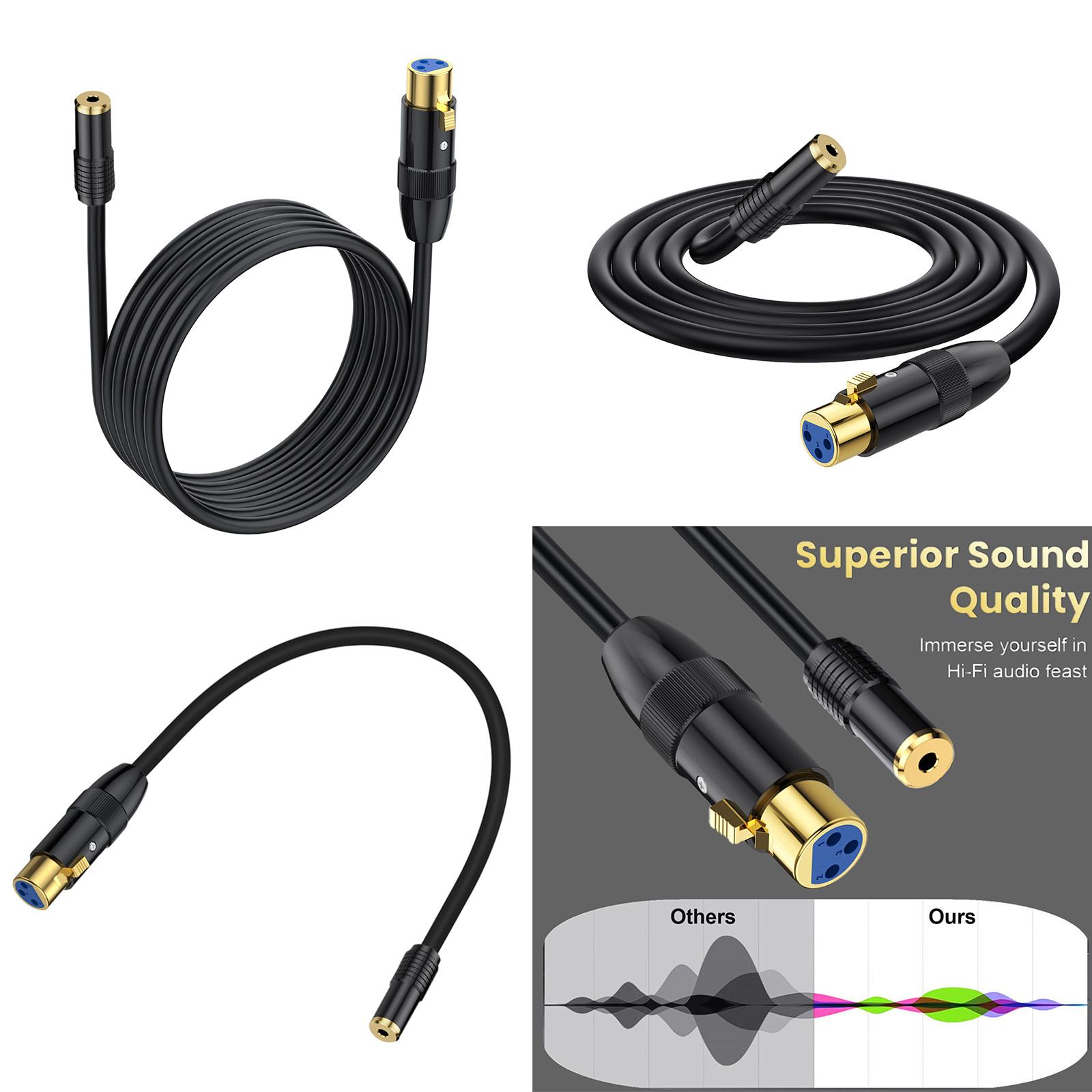 

Сбалансированный стереокабель «мама» на 3,5 мм TRS, переходник на 1/8 «мама» для профессионального звукового оборудования