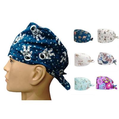 Unisex Cotton Surgical Cap: Breathable, Sweat-absorbent for Dental & Beauty Professionals