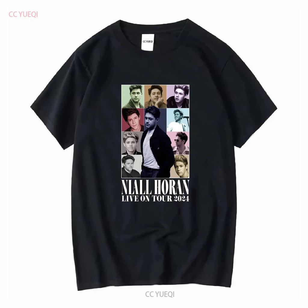 Niall Horan Live On Tour 2024 T-Shirt The Show Album Fan-Geschenk Merch Hello Lovers Lang- oder Kurzarm Vintage Leicht ausgewaschen