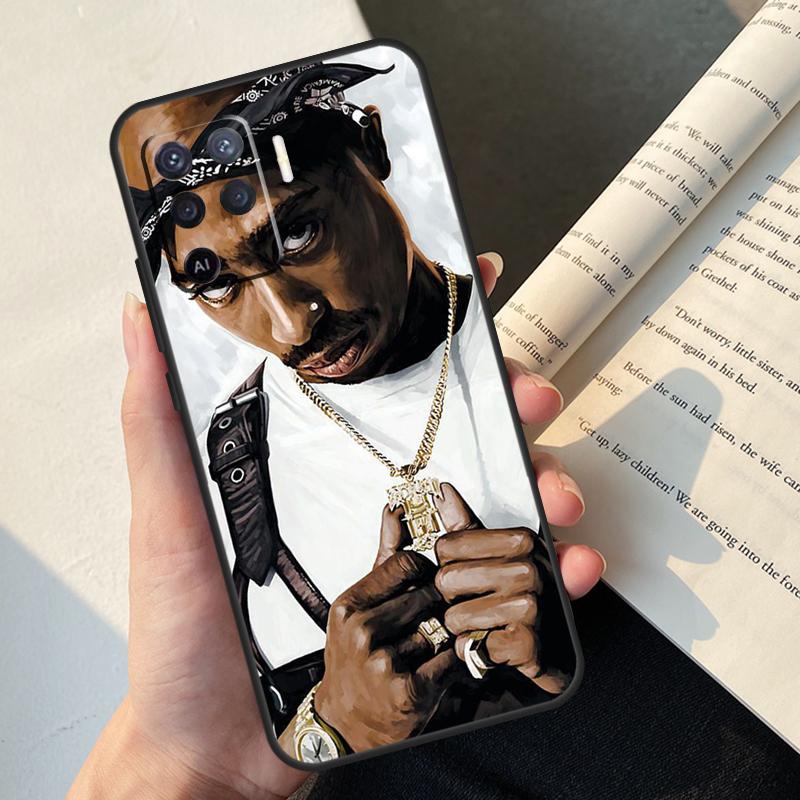 

Rapper 2pac Singer Tupac Case For Oppo A74 A57 A17 A77 A18 A38 A58 A78 A98 A54 A94 A80 A60 A40 A96 A76 A16 A15 A5 Pro OPPO A54 5G