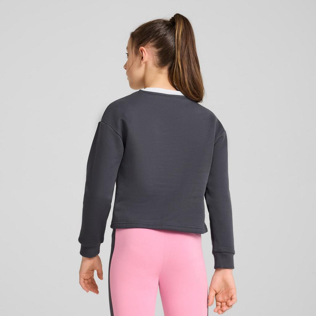 Puma POWER CREW FL girls' sweatshirt gray 68178769 size 128