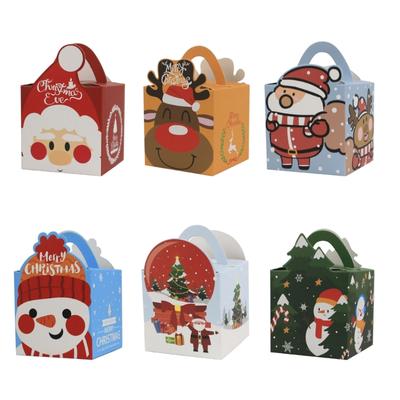 Christmas Candy Fruit Boxes 5 Pcs Christmas Paper Gift Boxes Christmas Element
