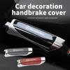 D7Car Hand Brake Cover Carbon Fiber Handbrake Grip Cover for Mercedes Benz W212 W213 W214 W210 GLK GLS W203 W204 W211 A200 bag