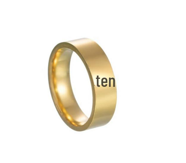 2024 European & American 6mm/8mm Titanium Steel Unisex Cross Ring – Durable, Non-Fading