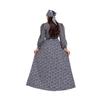 Cosplay new European court clothing, medieval retro clothing, floral skirt, farm colonial period