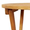 Garden Table Natural 60 X 60 X 72 Cm Solid Acacia Wood