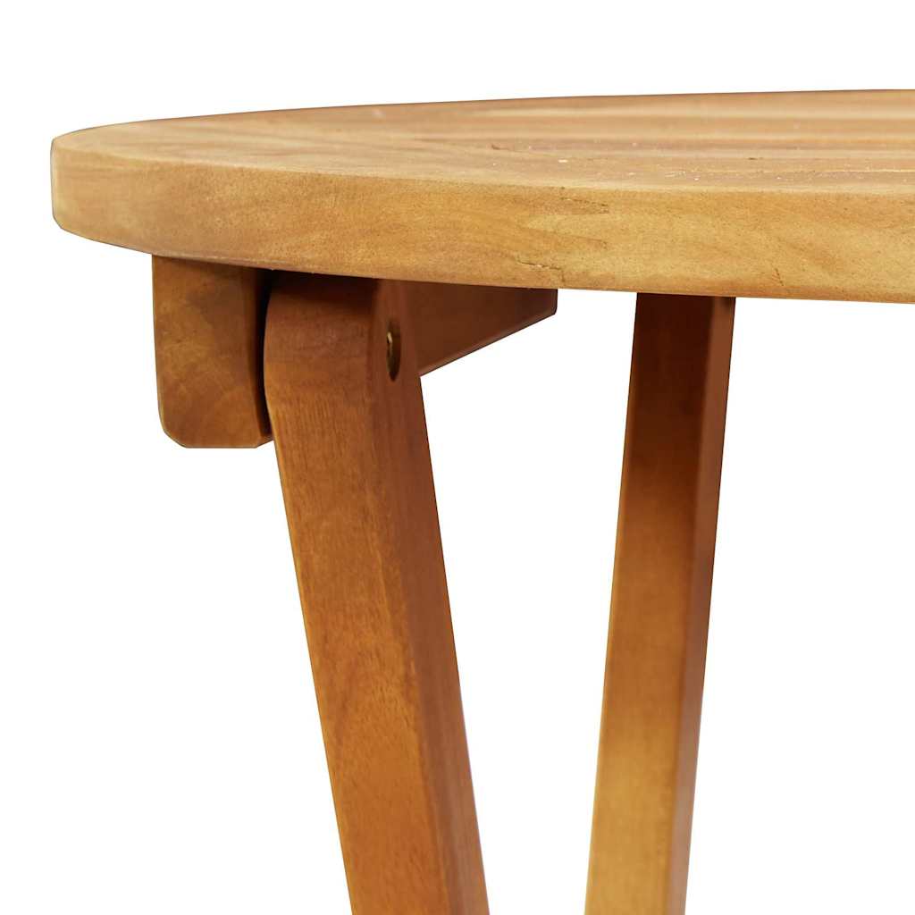 Garden Table Natural 60 X 60 X 72 Cm Solid Acacia Wood