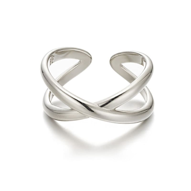 PAIGEFLYNN JEWELRY [Silver 925] Flynn Cross Open Ring