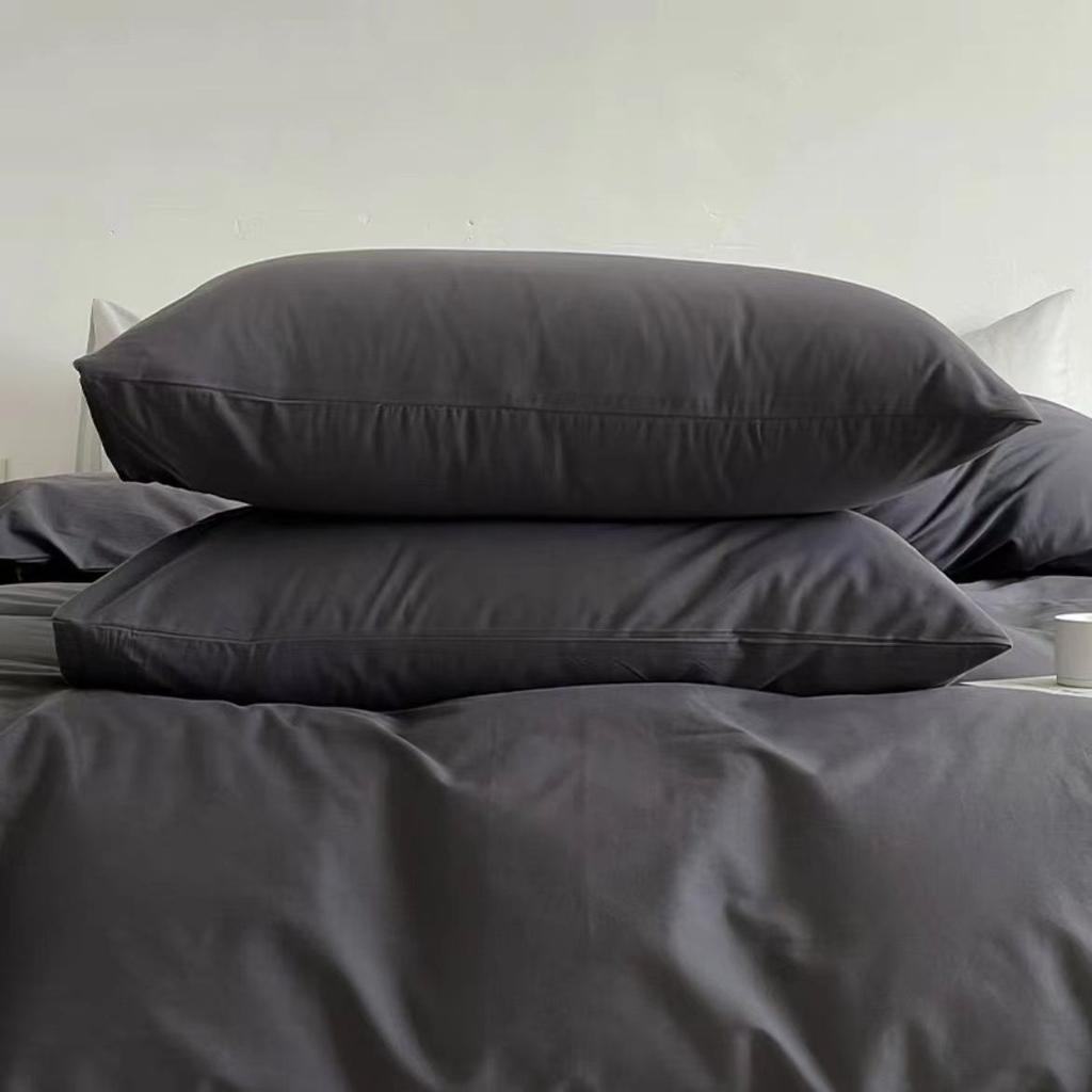 1 Pair Brushed Pillowcases, Warm Solid Color Pillowcases, Simple 48*74cm Japanese Pillowcases, Pillowcases Without Inserts