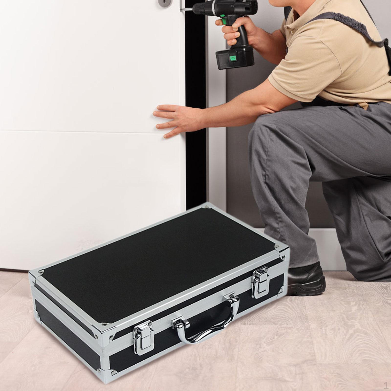 

Алюминиевый сплав кейс-органайзер, многофункциональный ящик для инструментов для путешествий на открытом воздухе премиум-класса 30.2cmx17.2cmx7.6cm