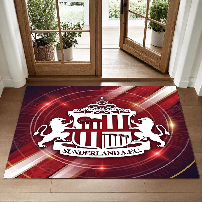 Sunderland Design Crystal Velvet Rug Soft Decorative Mat for Bedroom Entrance