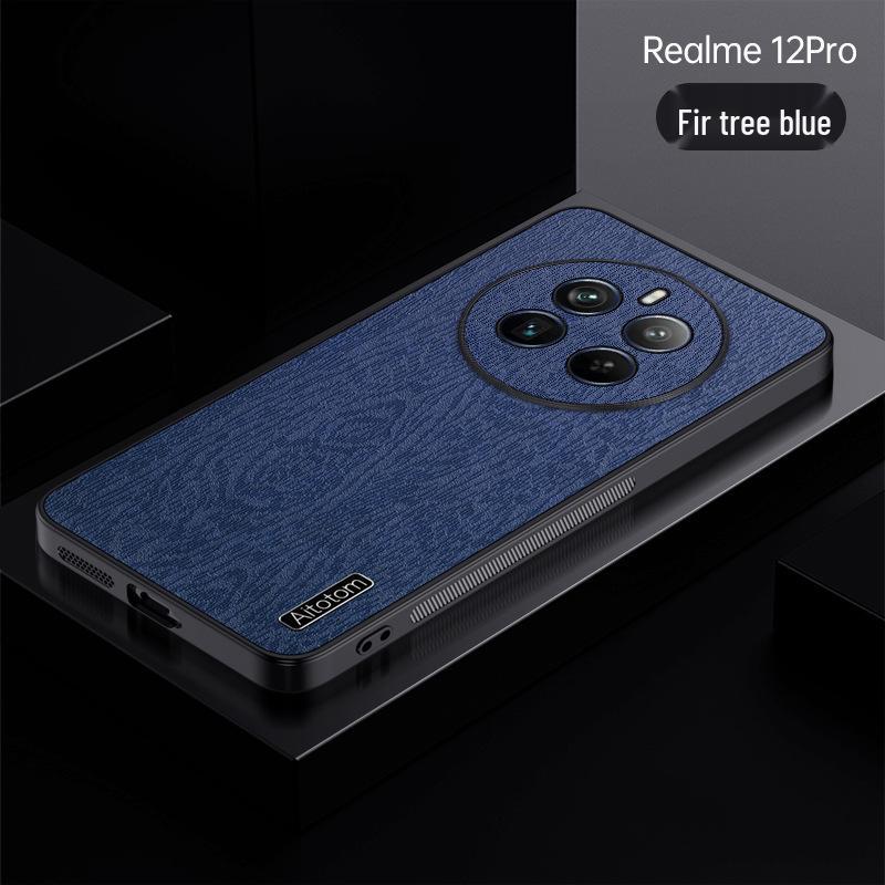 OPPO REALME GT6/V60 Anti-fall Bark Texture Phone Case