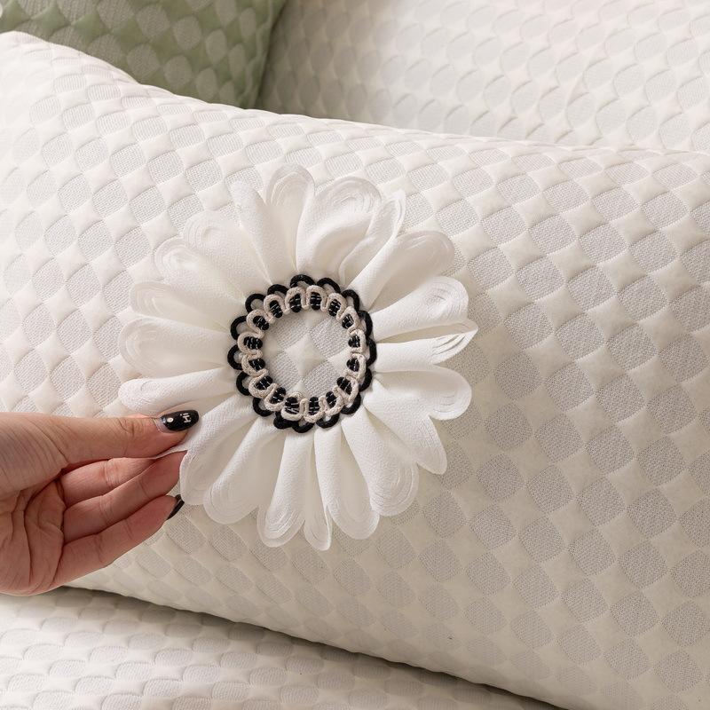 New Summer Sofa Cushion Non-Slip Ice Doudou Sofa Cover Cloth Towel Summer Mat Cover Ice Silk Seat Cushion
