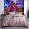 Egyptian Style Tapestries Goddess of Isis Eye of Horus 40x30Inch Anubis Cross Snake Mysterious Text Characters Wall