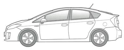 Fujimi Model Inch Up Series Toyota Prius Selection 1/24 No.284 (ZVW30) G/Touring ID-284