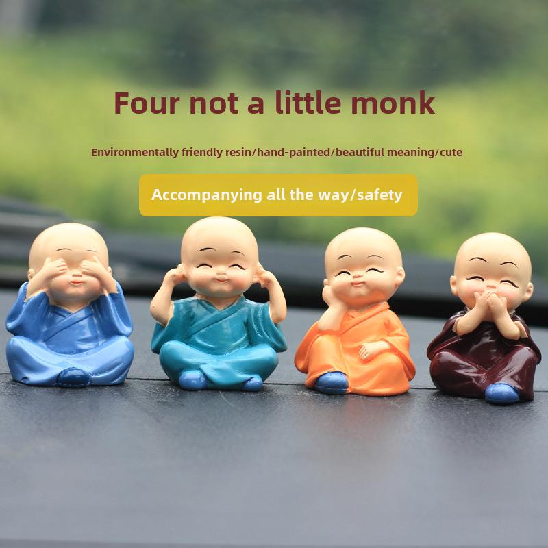 

Самые продаваемые украшения для автомобиля и декор для цветочных горшков в виде монаха из смолы — креативные подарки в стиле дзен