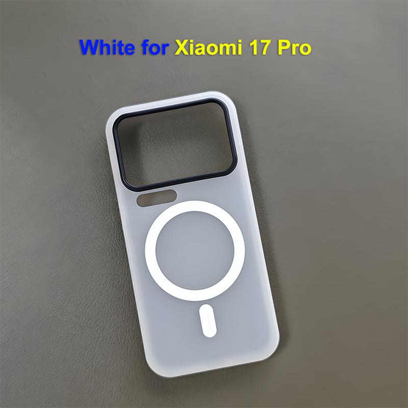 For Xiaomi 17 Pro Max Case Magsafe Luxury Slim Matte Black Translucent Frosted Lightweight Baby Skin Touch Phone Case Cover