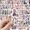1050 100 Stück Spiel Umamusume: Hübscher Derby Lustiger Meme Aufkleber Cartoon Niedliches Kritzel Wasserdichte Abziehbild Spielzeug Geschenk Für Federmäppchen