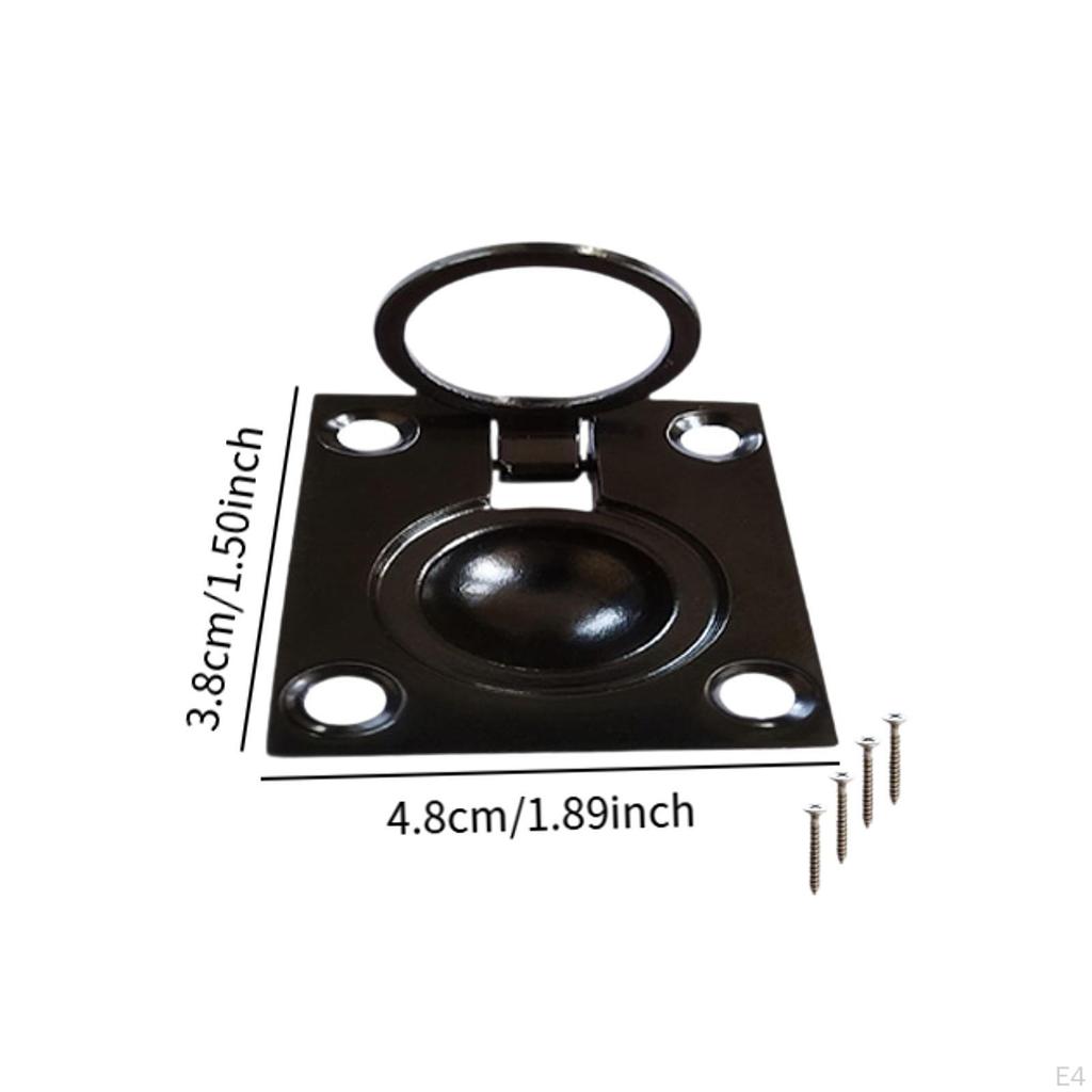 Flush Runde Pull Boot Luke Griff Elegante Saving Platz Edelstahl Einbau für