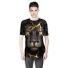 Trendy 3d Printed Lion And Tiger Men's T-shirt Comfortable Loose Fit Summer Wear